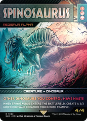 Spinosaurus - Regisaur Alpha (Rainbow Foil) [Secret Lair Drop Series] | Game Grid - Logan