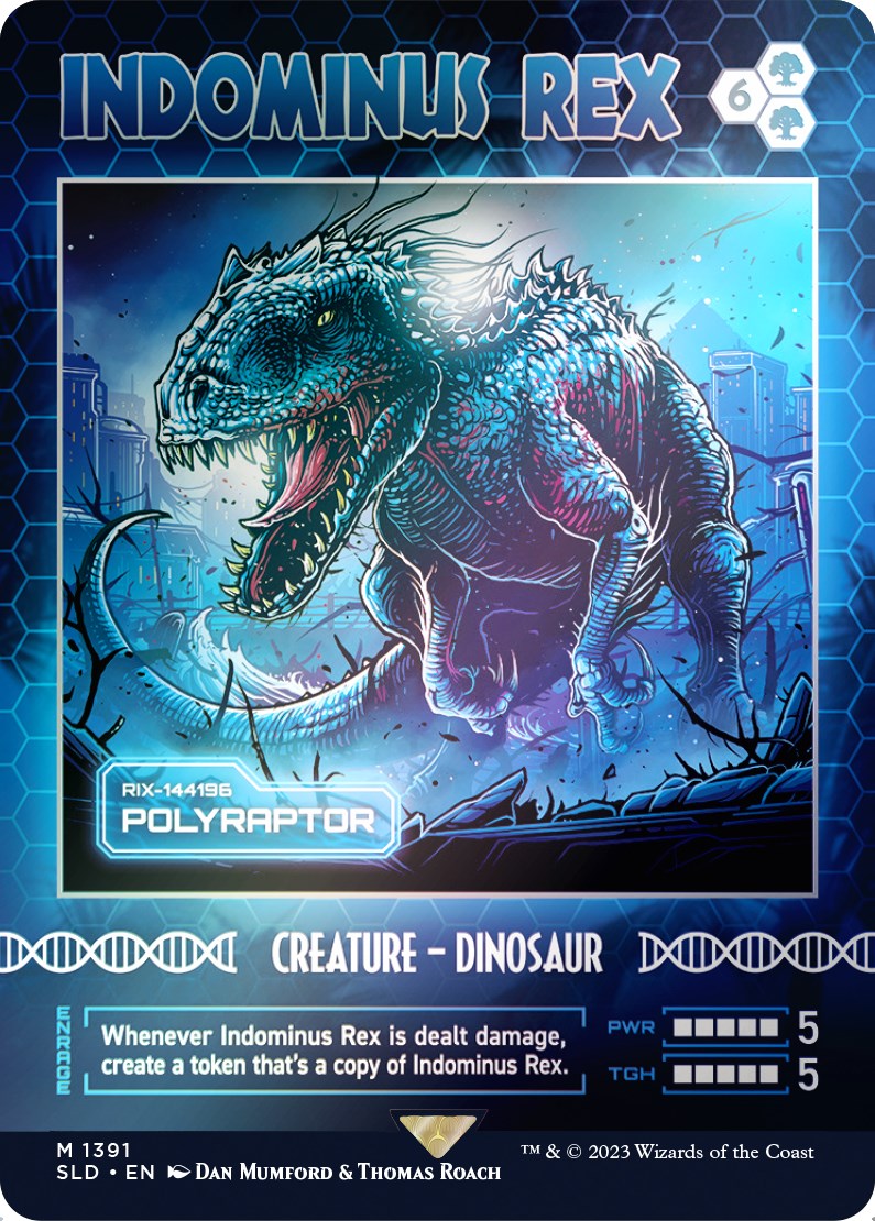 Indominus Rex - Polyraptor (Rainbow Foil) [Secret Lair Drop Series] | Game Grid - Logan