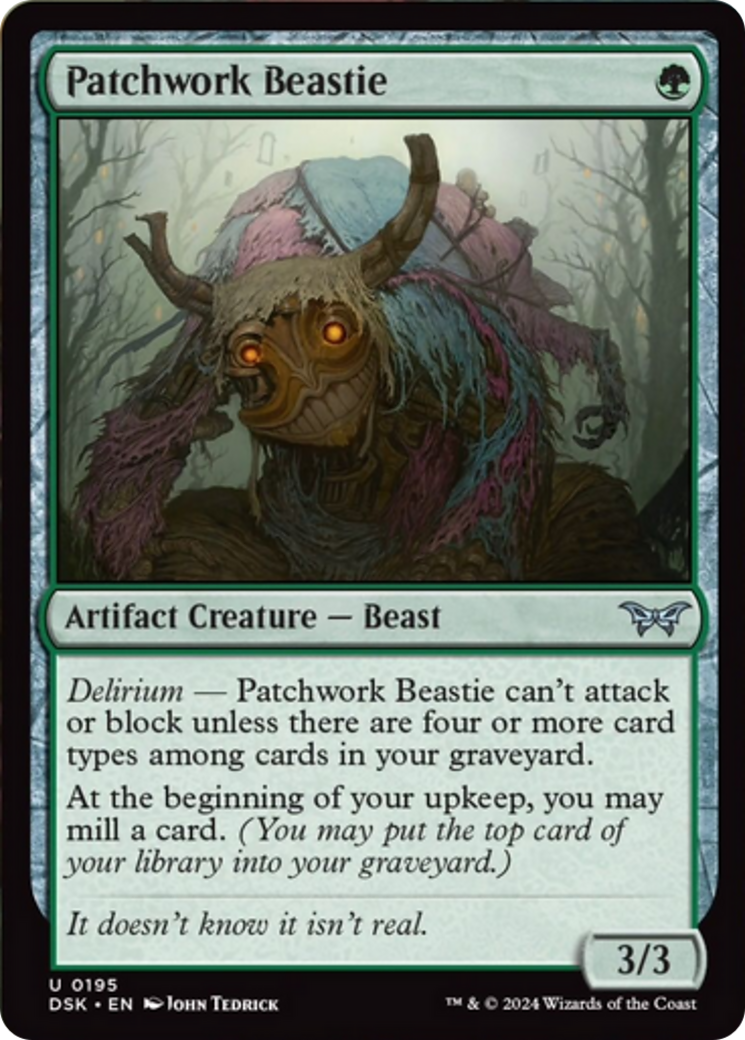 Patchwork Beastie [Duskmourn: House of Horror] | Game Grid - Logan