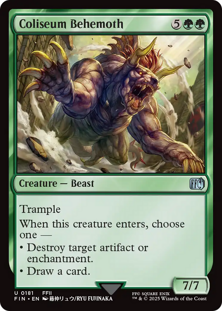 Coliseum Behemoth [FINAL FANTASY] | Game Grid - Logan