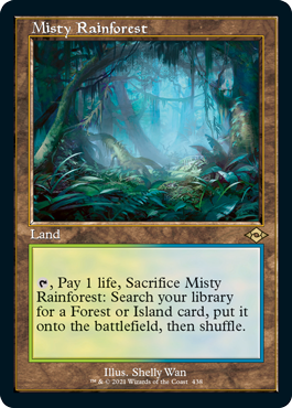 Misty Rainforest (Retro Foil Etched) [Modern Horizons 2] | Game Grid - Logan
