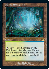 Misty Rainforest (Retro Foil Etched) [Modern Horizons 2] | Game Grid - Logan