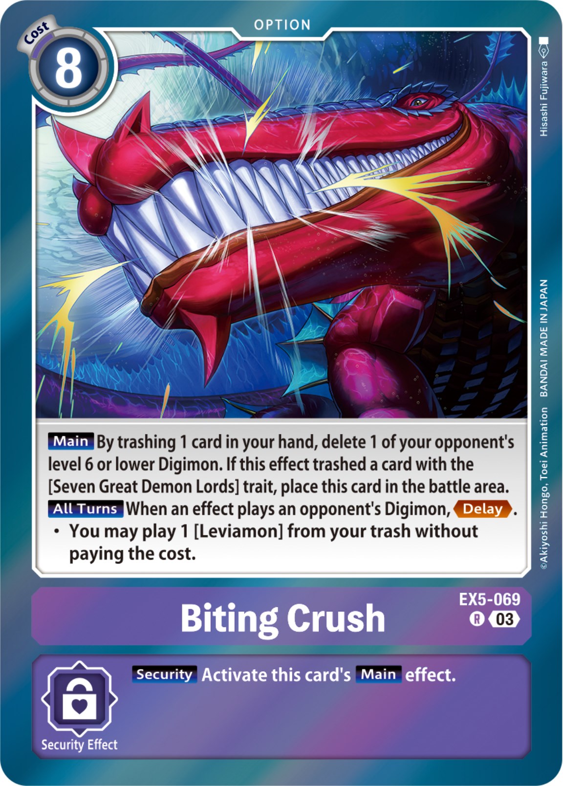 Biting Crush [EX5-069] [Animal Colosseum] | Game Grid - Logan