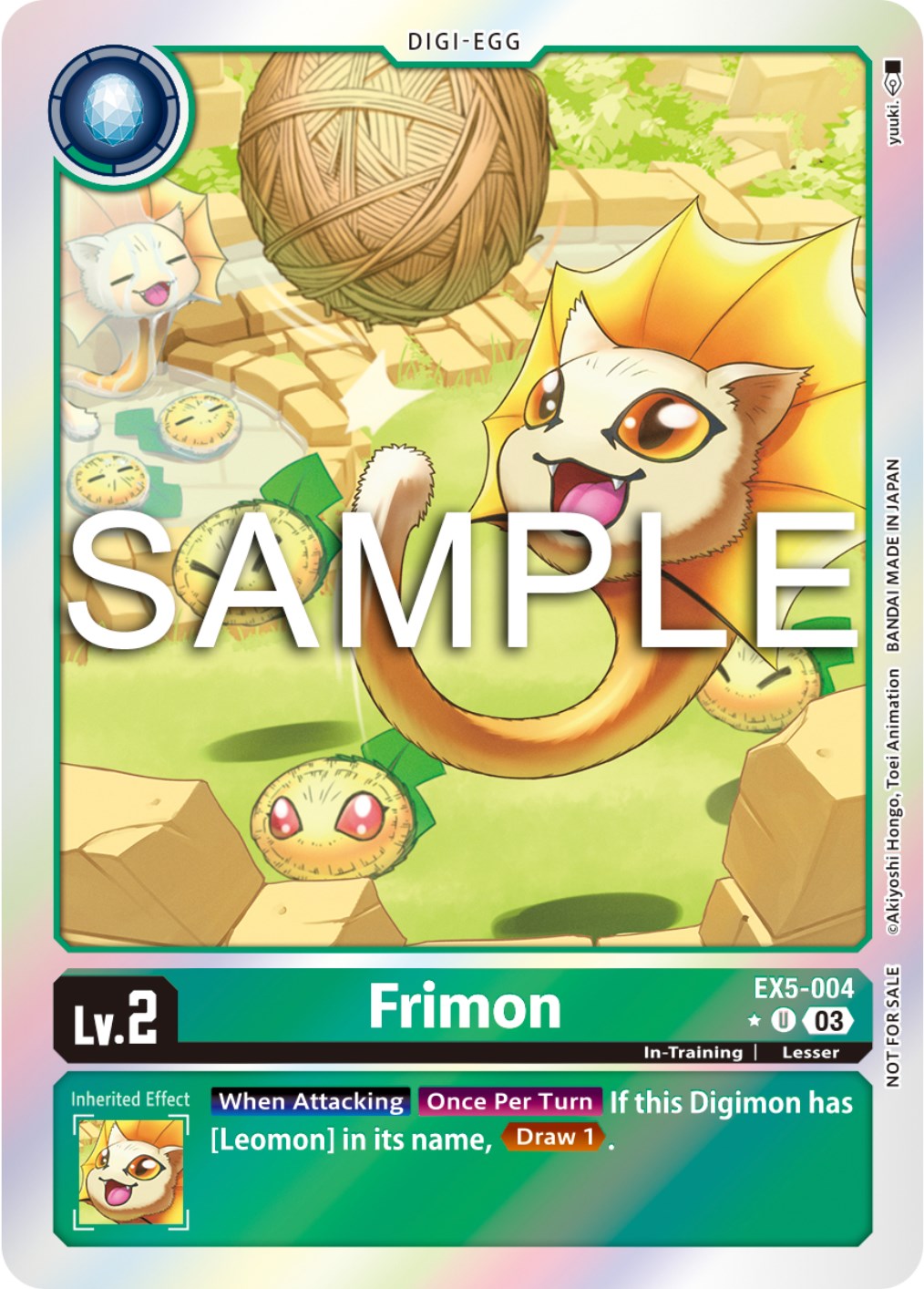 Frimon [EX5-004] (Animal Colosseum Box Promotion Pack) [Animal Colosseum] | Game Grid - Logan