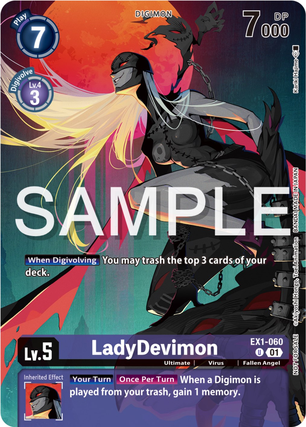 LadyDevimon [EX1-060] (Digimon Illustration Competition Pack 2023) [Classic Collection Promos] | Game Grid - Logan