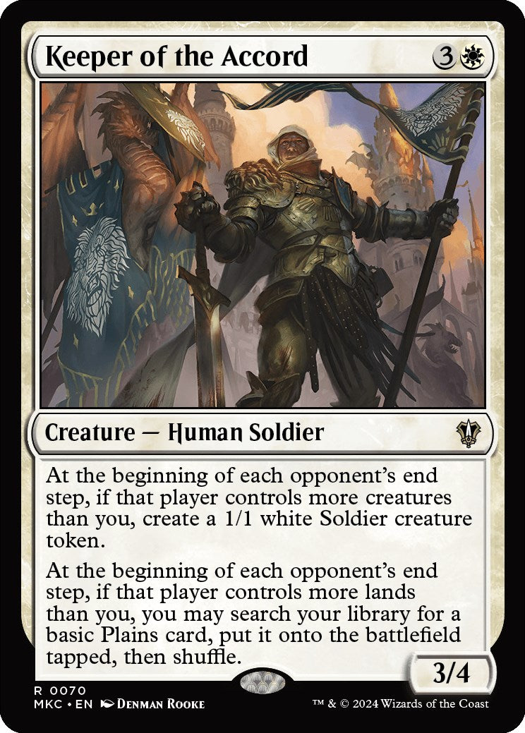 Keeper of the Accord [Murders at Karlov Manor Commander] | Game Grid - Logan