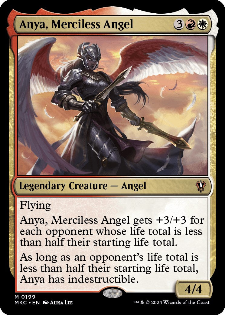Anya, Merciless Angel [Murders at Karlov Manor Commander] | Game Grid - Logan
