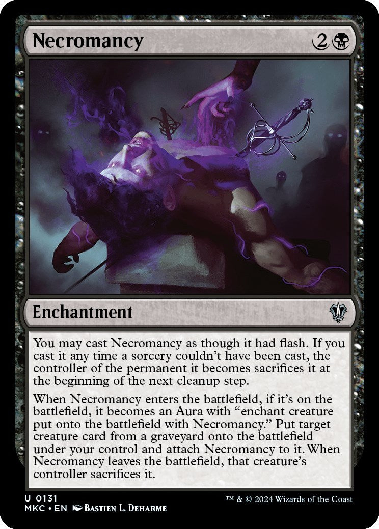 Necromancy [Murders at Karlov Manor Commander] | Game Grid - Logan