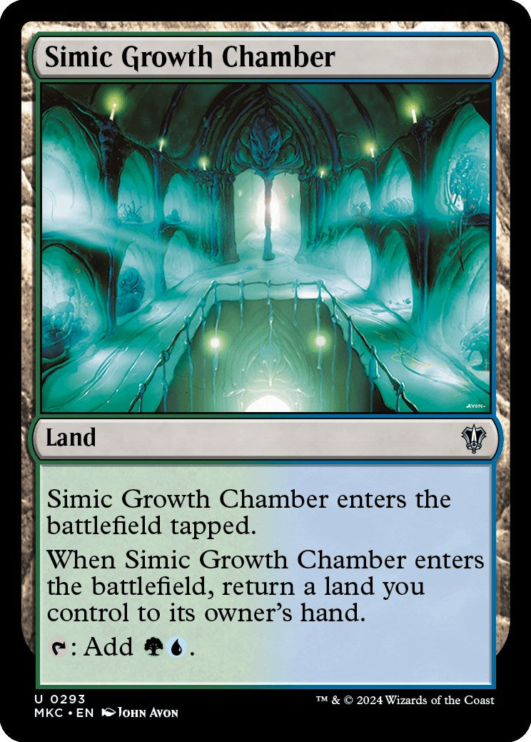 Simic Growth Chamber [Murders at Karlov Manor Commander] | Game Grid - Logan