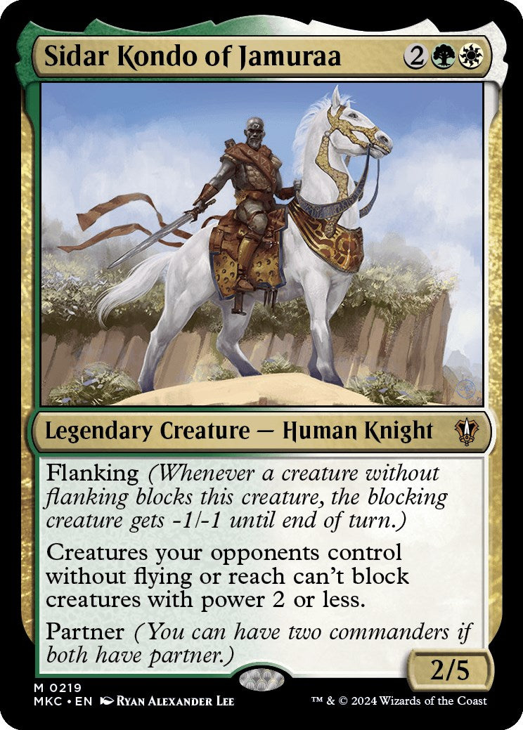 Sidar Kondo of Jamuraa [Murders at Karlov Manor Commander] | Game Grid - Logan