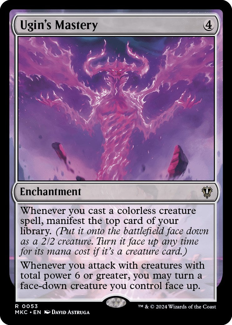 Ugin's Mastery [Murders at Karlov Manor Commander] | Game Grid - Logan