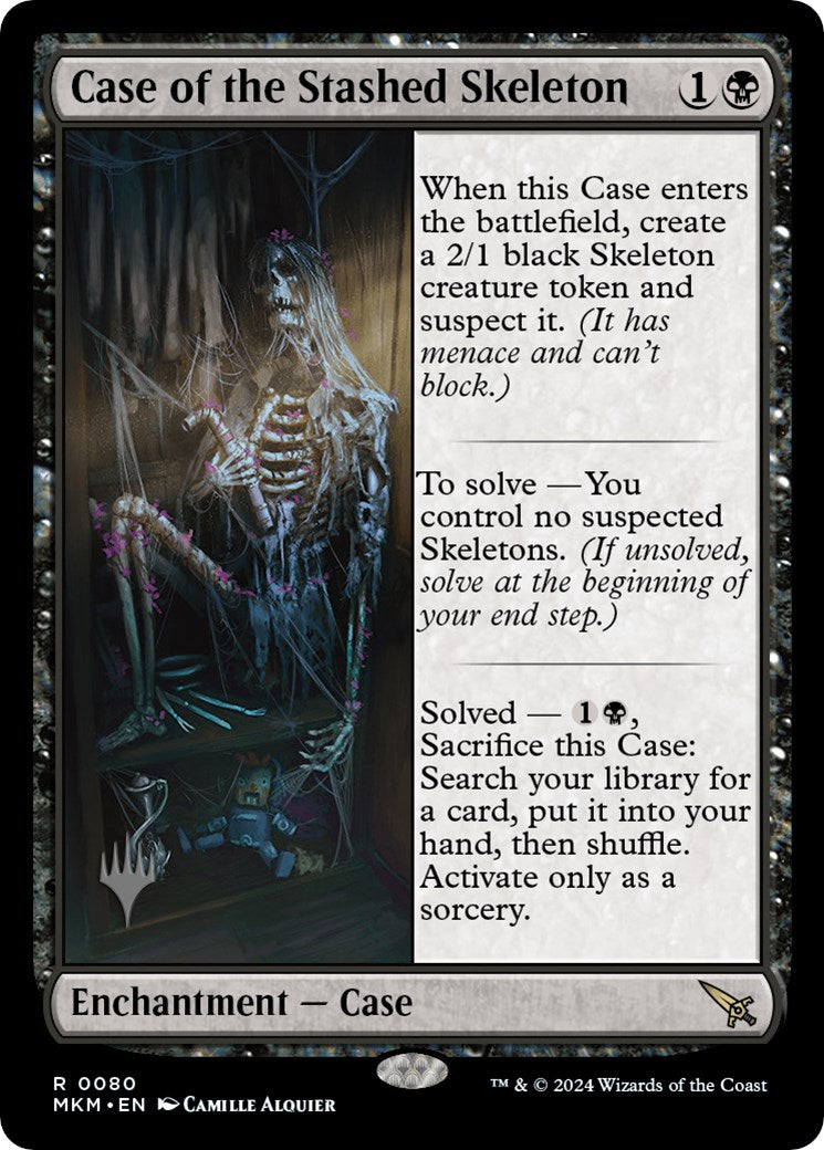 Case of the Stashed Skeleton (Promo Pack) [Murders at Karlov Manor Promos] | Game Grid - Logan