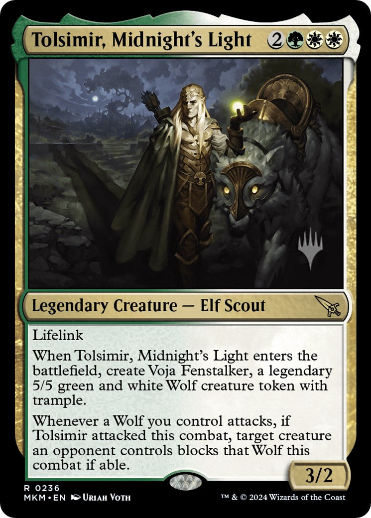 Tolsimir, Midnight's Light (Promo Pack) [Murders at Karlov Manor Promos] | Game Grid - Logan