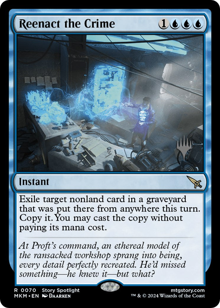 Reenact the Crime (Promo Pack) [Murders at Karlov Manor Promos] | Game Grid - Logan