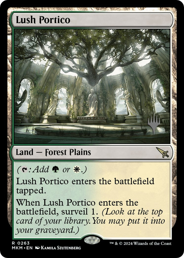 Lush Portico (Promo Pack) [Murders at Karlov Manor Promos] | Game Grid - Logan