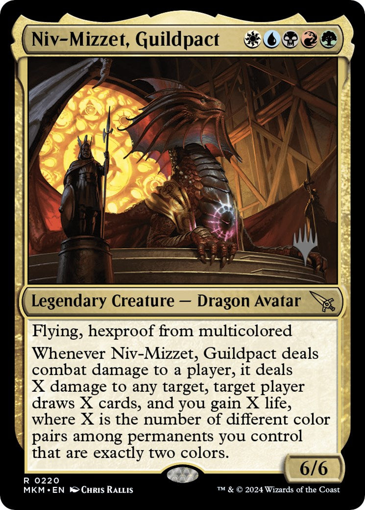 Niv-Mizzet, Guildpact (Promo Pack) [Murders at Karlov Manor Promos] | Game Grid - Logan