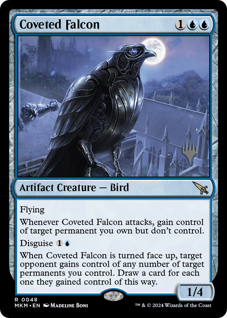 Coveted Falcon (Promo Pack) [Murders at Karlov Manor Promos] | Game Grid - Logan