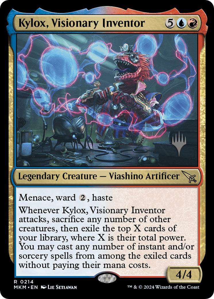 Kylox, Visionary Inventor (Promo Pack) [Murders at Karlov Manor Promos] | Game Grid - Logan