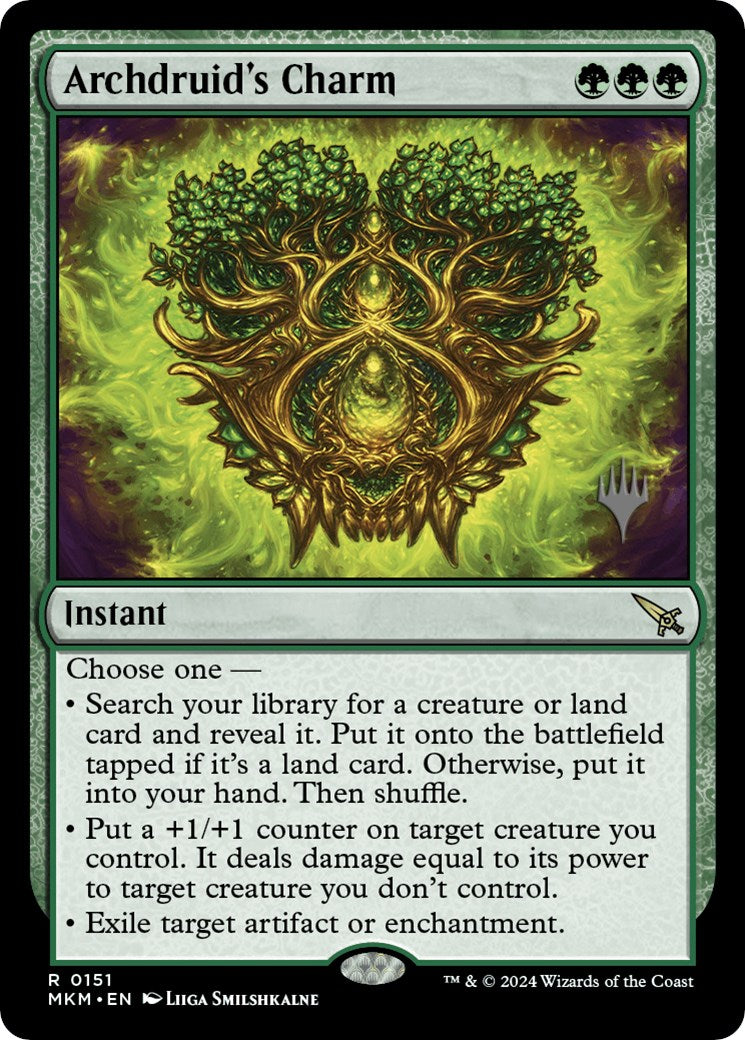 Archdruid's Charm (Promo Pack) [Murders at Karlov Manor Promos] | Game Grid - Logan