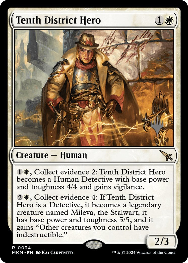 Tenth District Hero (Promo Pack) [Murders at Karlov Manor Promos] | Game Grid - Logan