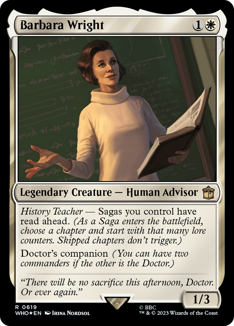 Barbara Wright (Surge Foil) [Doctor Who] | Game Grid - Logan