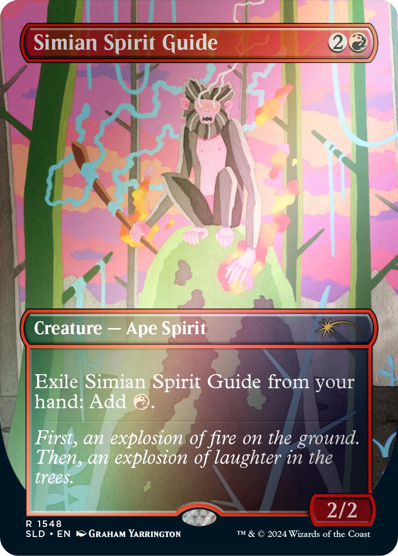 Simian Spirit Guide (Rainbow Foil) [Secret Lair Drop Series] | Game Grid - Logan