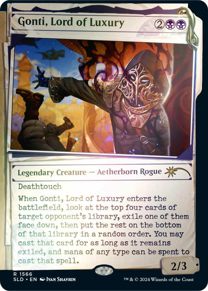 Gonti, Lord of Luxury (Rainbow Foil) [Secret Lair Drop Series] | Game Grid - Logan