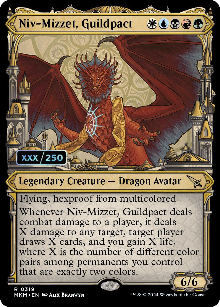 Niv-Mizzet, Guildpact (Serialized) [Murders at Karlov Manor] | Game Grid - Logan