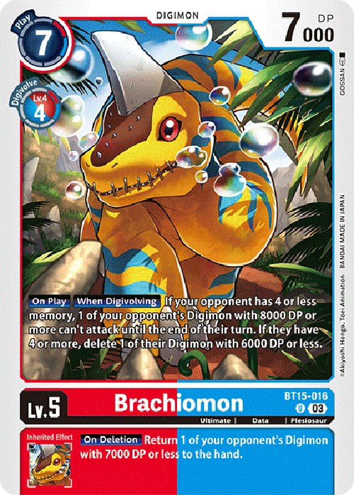 Brachiomon [BT15-016] [Exceed Apocalypse] | Game Grid - Logan