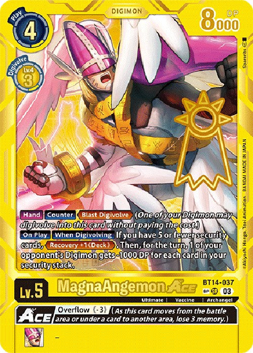 MagnaAngemon Ace [BT14-037] [Exceed Apocalypse] | Game Grid - Logan