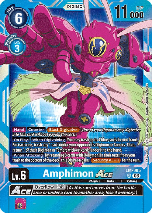 Amphimon Ace [LM-005] (English Exclusive) [Exceed Apocalypse] | Game Grid - Logan