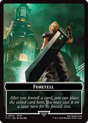 Foretell // Treasure Double-Sided Token [FINAL FANTASY Commander Tokens] | Game Grid - Logan
