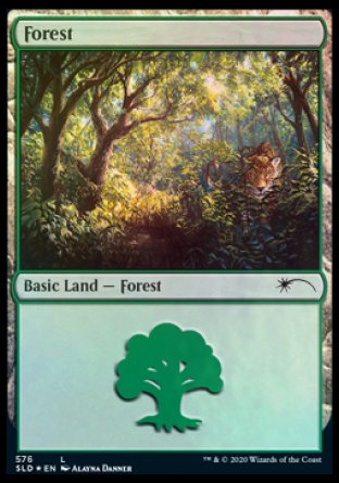 Forest (Cats) (576) [Secret Lair Drop Promos] | Game Grid - Logan