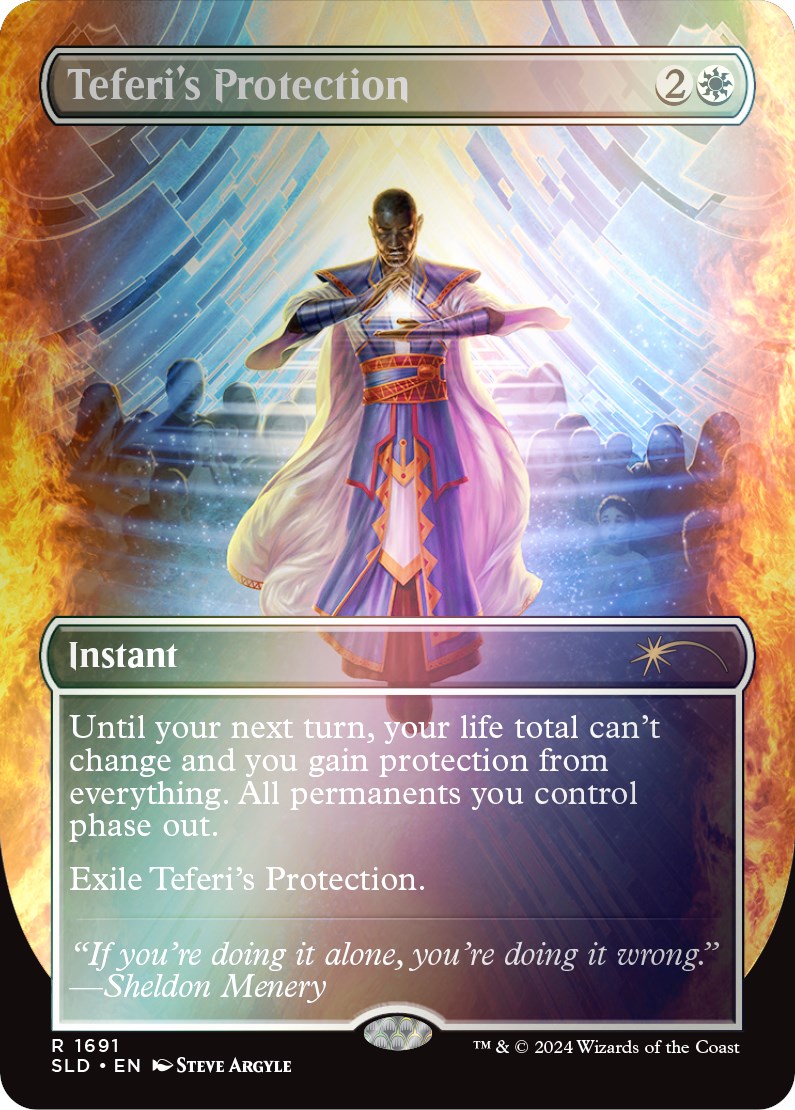 Teferi's Protection (1691) (Rainbow Foil) [Secret Lair Drop Series] | Game Grid - Logan