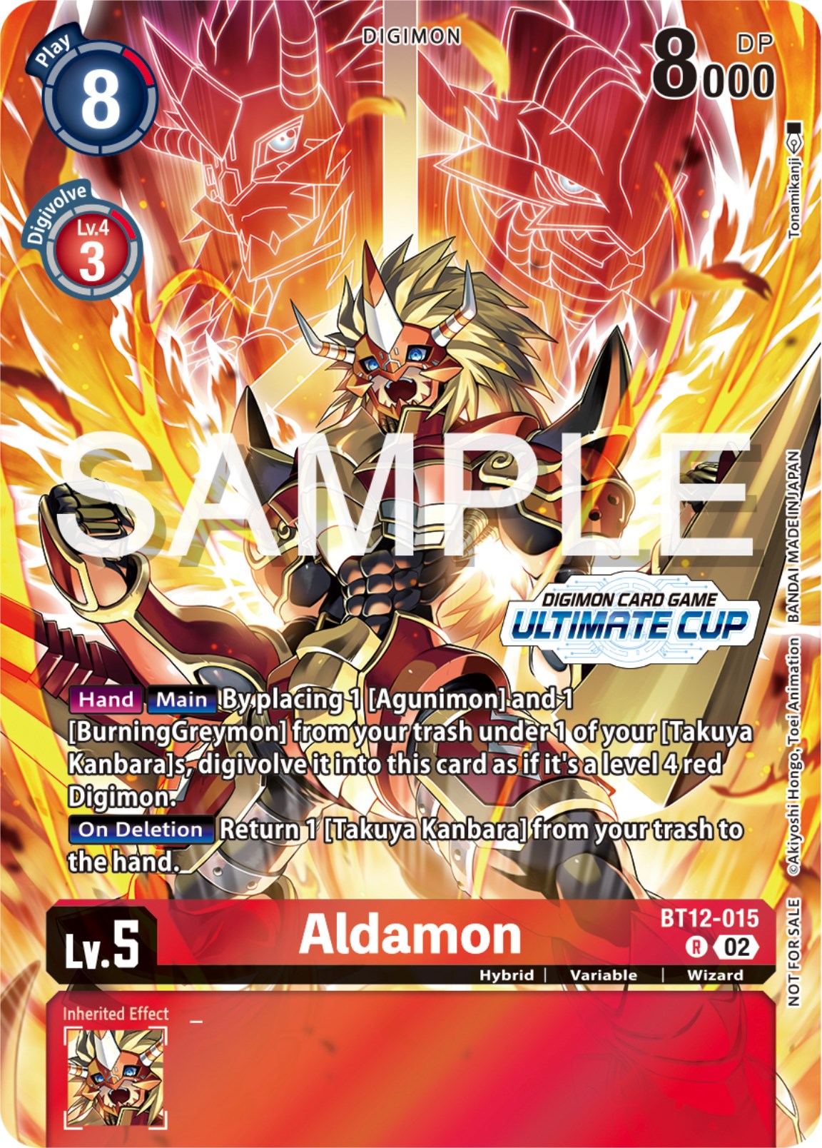Aldamon [BT12-015] (Ultimate Cup 2024) [Across Time Promos] | Game Grid - Logan