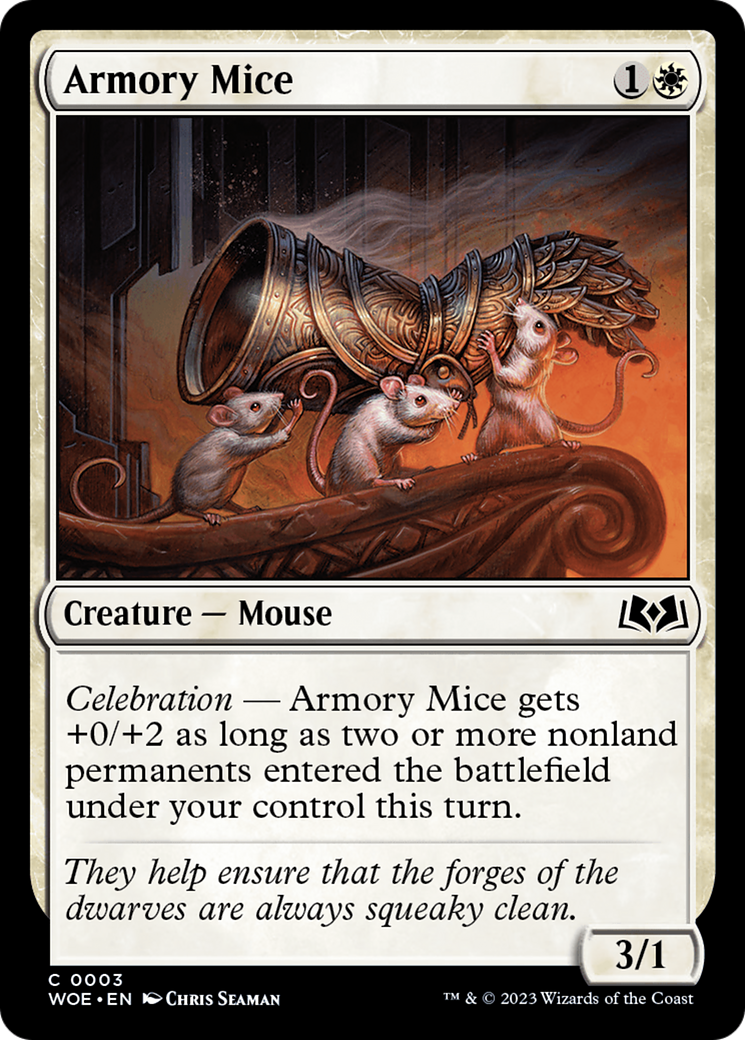 Armory Mice [Wilds of Eldraine] | Game Grid - Logan