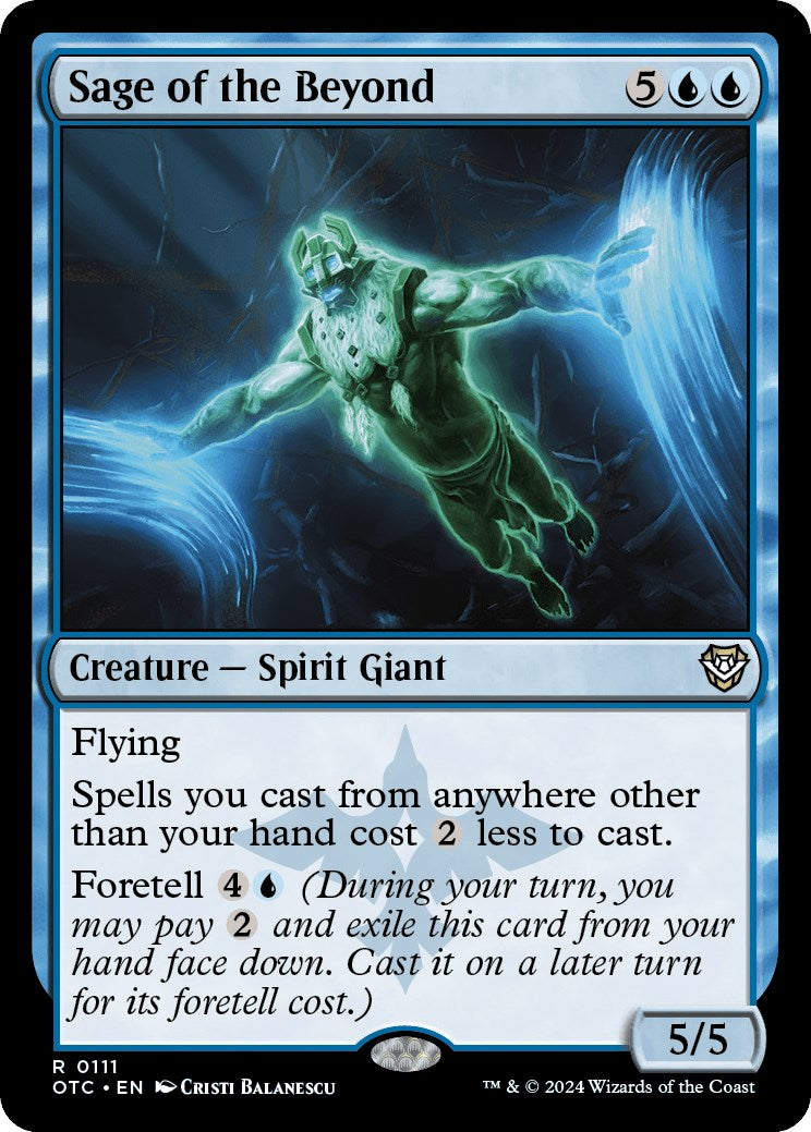 Sage of the Beyond [Outlaws of Thunder Junction Commander] | Game Grid - Logan