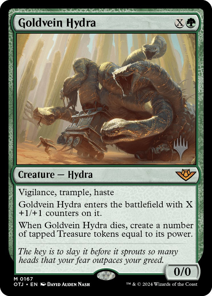 Goldvein Hydra (Promo Pack) [Outlaws of Thunder Junction Promos] | Game Grid - Logan