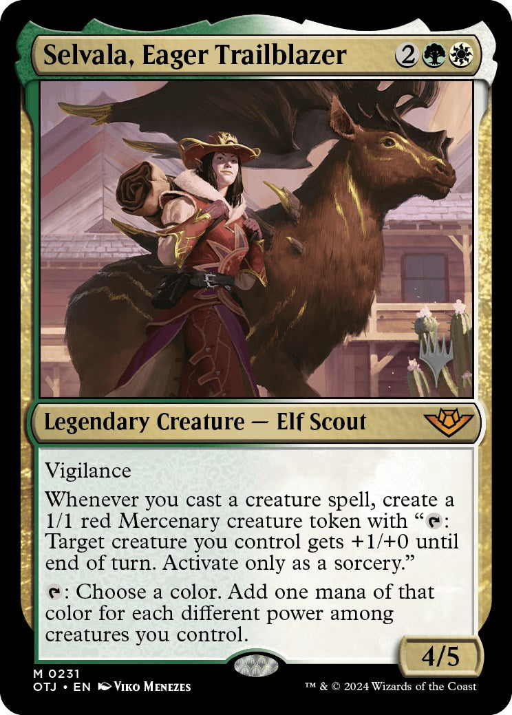 Selvala, Eager Trailblazer (Promo Pack) [Outlaws of Thunder Junction Promos] | Game Grid - Logan
