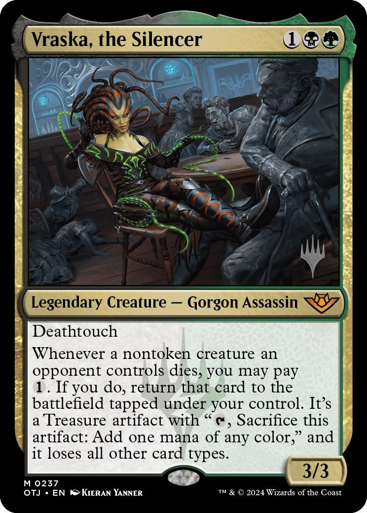 Vraska, the Silencer (Promo Pack) [Outlaws of Thunder Junction Promos] | Game Grid - Logan