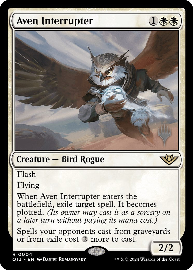 Aven Interrupter (Promo Pack) [Outlaws of Thunder Junction Promos] | Game Grid - Logan