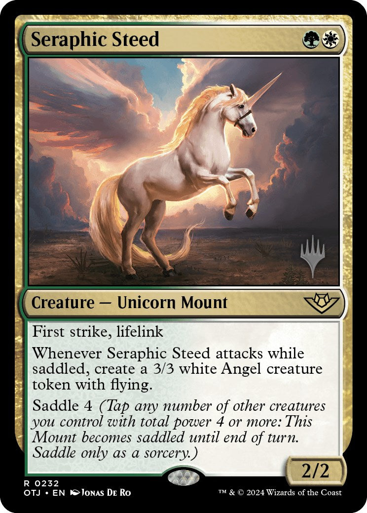 Seraphic Steed (Promo Pack) [Outlaws of Thunder Junction Promos] | Game Grid - Logan
