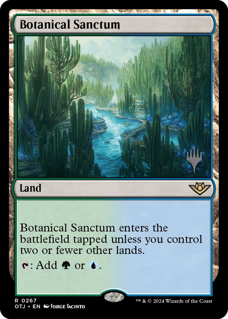 Botanical Sanctum (Promo Pack) [Outlaws of Thunder Junction Promos] | Game Grid - Logan