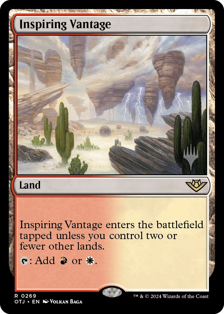 Inspiring Vantage (Promo Pack) [Outlaws of Thunder Junction Promos] | Game Grid - Logan