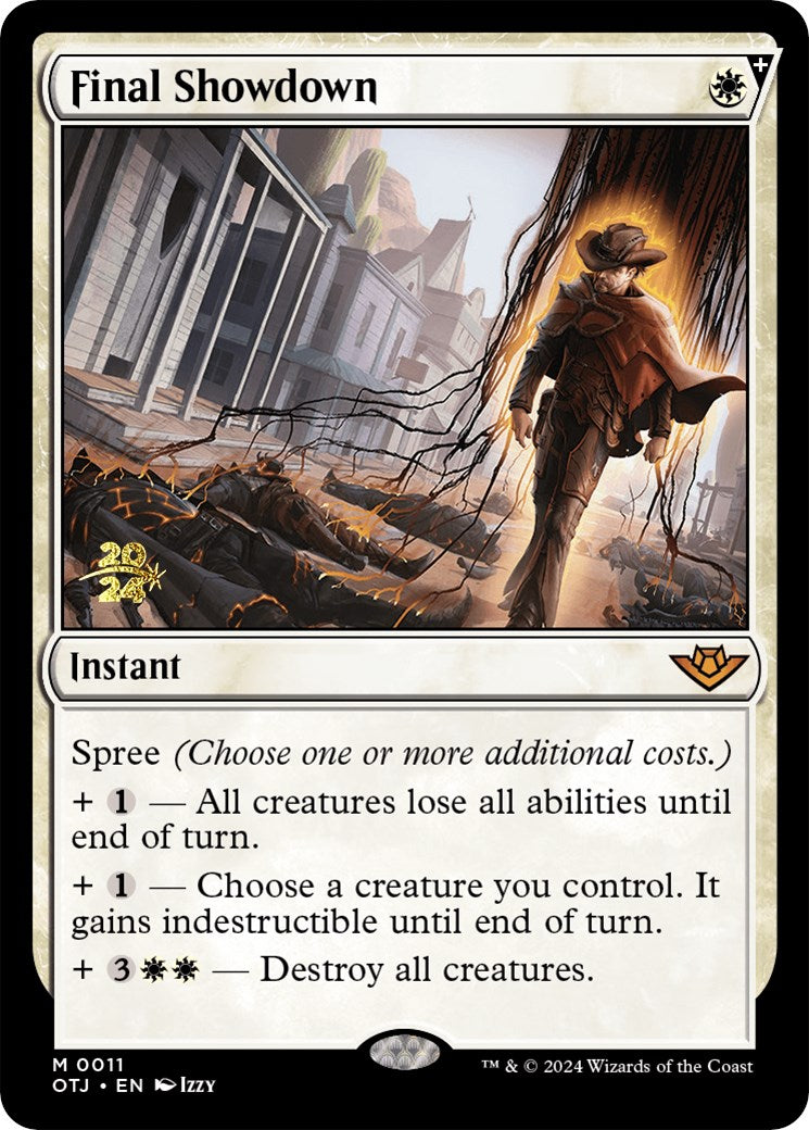 Final Showdown [Outlaws of Thunder Junction Prerelease Promos] | Game Grid - Logan