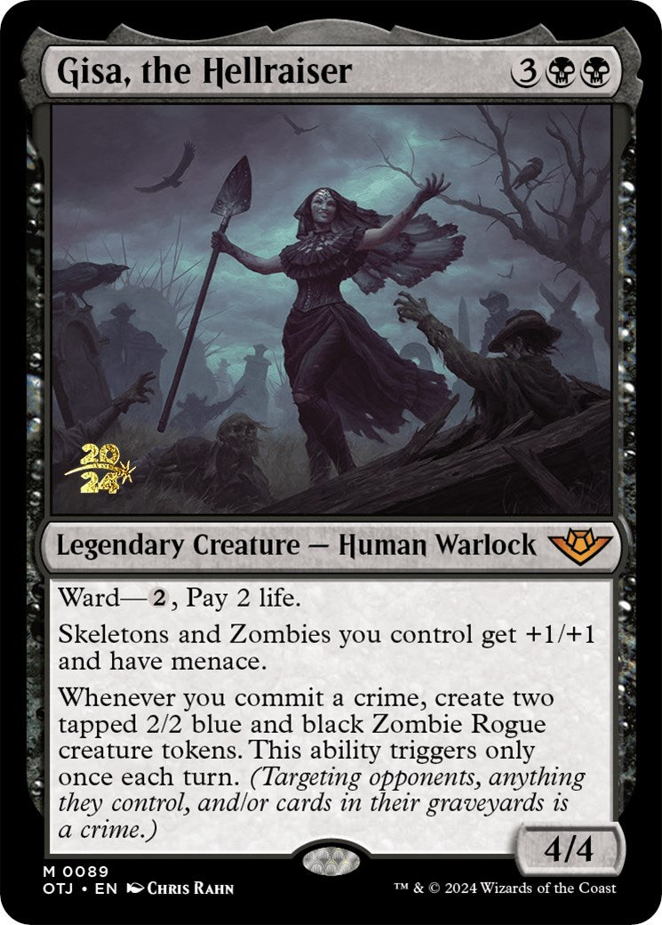 Gisa, the Hellraiser [Outlaws of Thunder Junction Prerelease Promos] | Game Grid - Logan