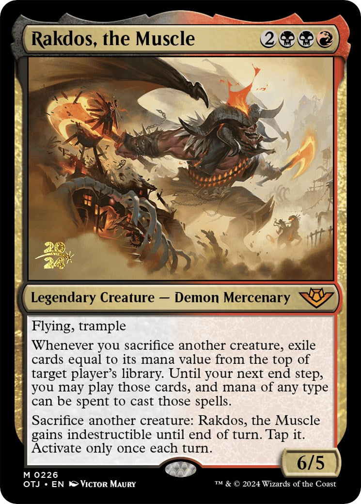 Rakdos, the Muscle [Outlaws of Thunder Junction Prerelease Promos] | Game Grid - Logan