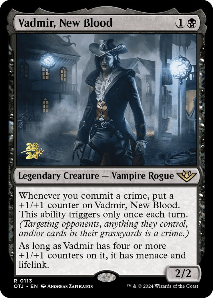 Vadmir, New Blood [Outlaws of Thunder Junction Prerelease Promos] | Game Grid - Logan