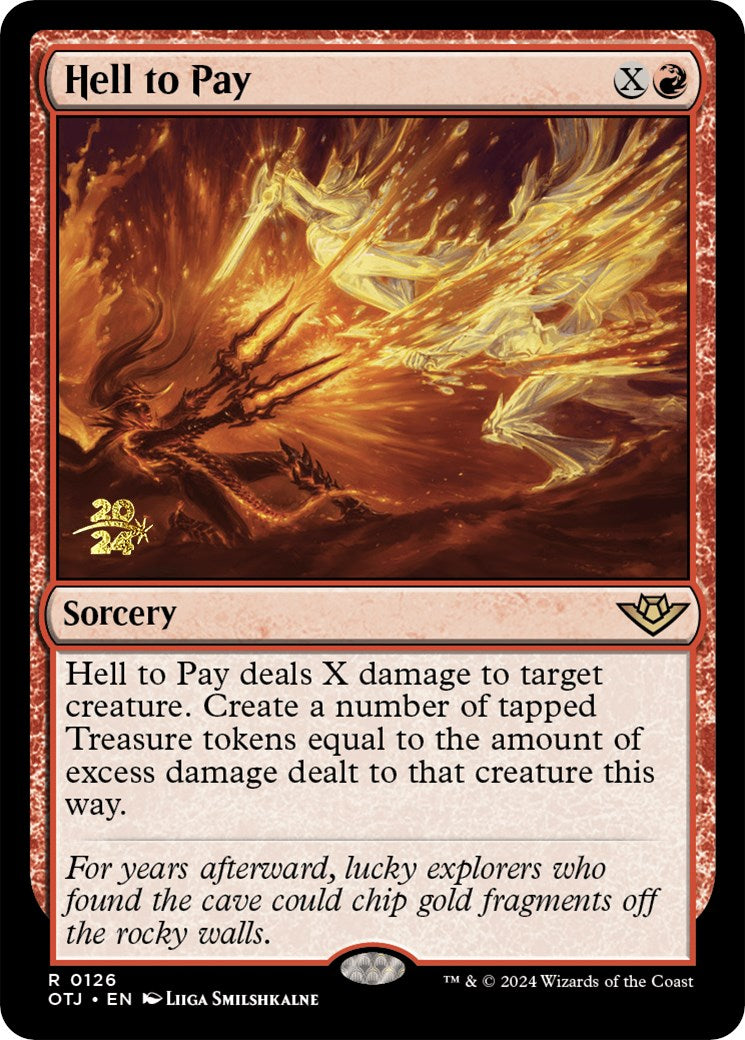 Hell to Pay [Outlaws of Thunder Junction Prerelease Promos] | Game Grid - Logan