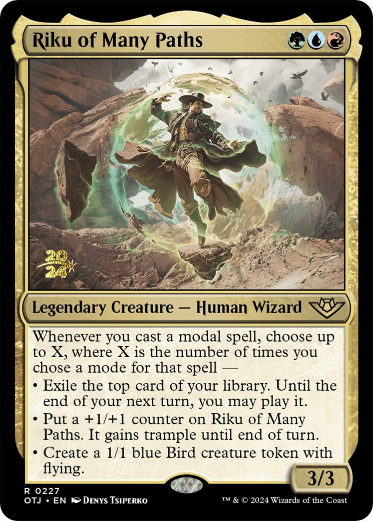 Riku of Many Paths [Outlaws of Thunder Junction Prerelease Promos] | Game Grid - Logan
